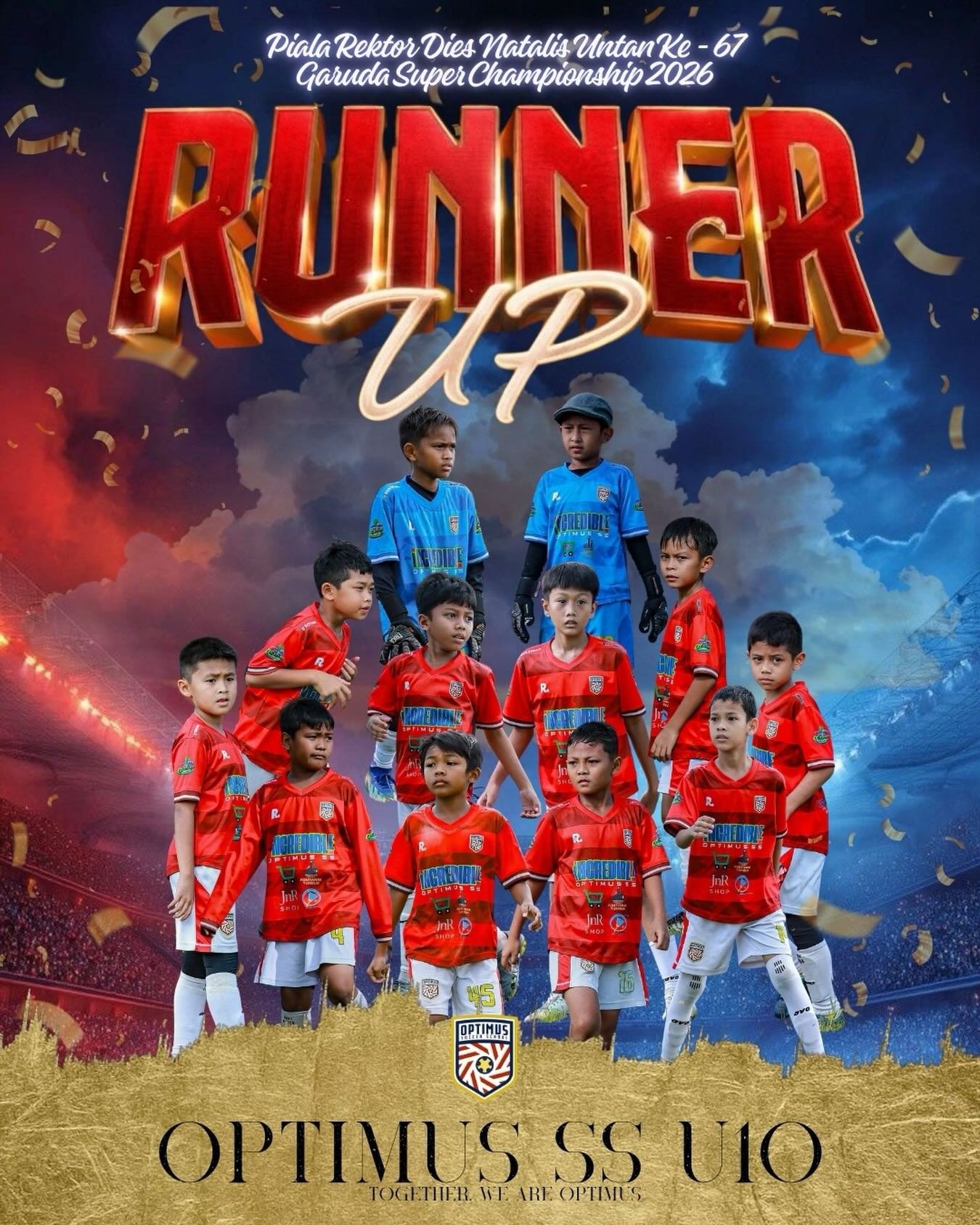 Runner Up Piala Rektor Untan